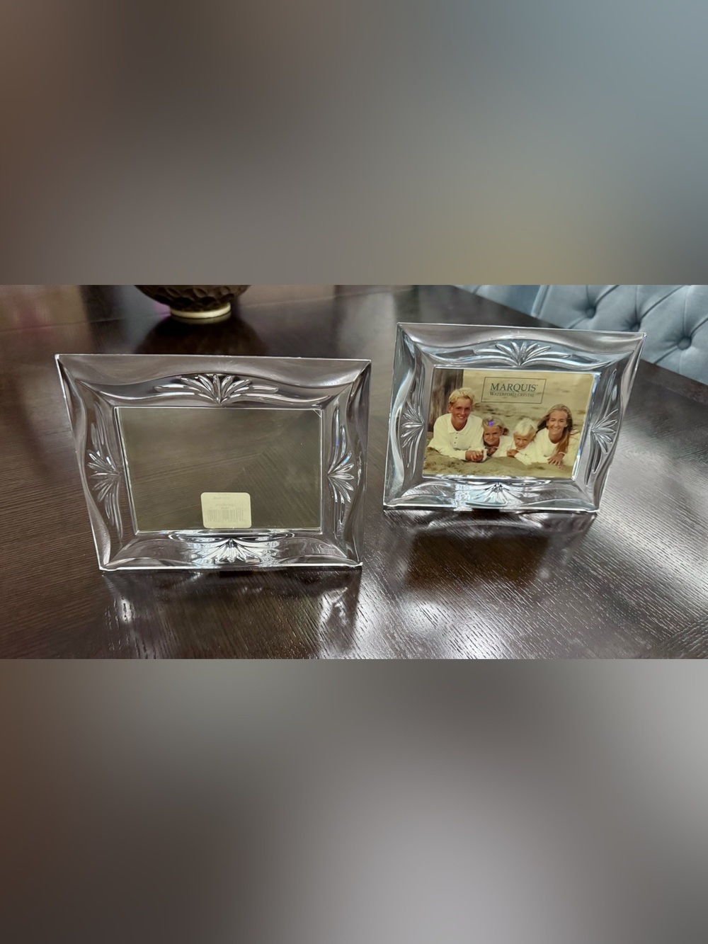 Marquis Waterford Crystal Photo Frames Set of 2